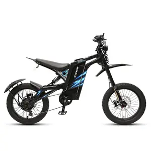 TXED 52V 1200W 20 inç yağ lastik off-road elektrikli motosiklet bisiklet kir e bisiklet