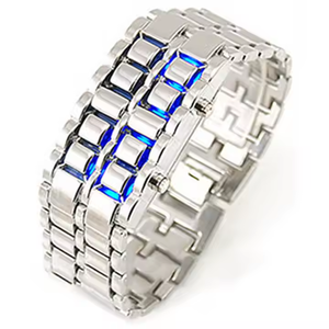 Reloj de Pulsera de Acero Inoxidable para Hombre, Diseño Creativo Único Europeo y Americano, Estilo Lava Led, Moderno, para Parejas, Retro - Product Image 6