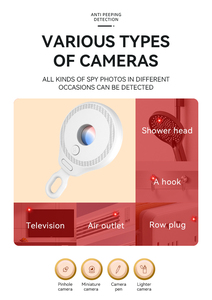 Máy dò <span class=keywords><strong>camera</strong></span> ẩn chống gián điệp với cảm biến chuyển động và chức năng báo động | Đồng hành an toàn du lịch - Product Image 3