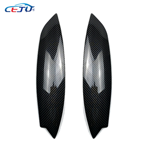 2 Piezas de Cubiertas Decorativas para Faros Delanteros, Aspecto de Fibra de Carbono Negra, para <span class=keywords><strong>Volkswagen</strong></span> VW <span class=keywords><strong>GOLF</strong></span> <span class=keywords><strong>5</strong></span> MK5 <span class=keywords><strong>GTI</strong></span> R <span class=keywords><strong>2005</strong></span> 2006 2007 - Product Image 6