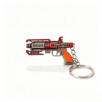 Llavero de Pistola Réplica Mini de 5cm, 19g, Popular para Colección de Cosplay