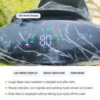 Motor Listrik Moped dengan Kotak Bagasi Belakang, Kecepatan 75km/jam, Kontrol Jarak Jauh NFC, Daya 300kg, Warna Dapat Disesuaikan, Bersertifikasi CE, 2000W, Motor Listrik Dewasa Kecepatan Tinggi