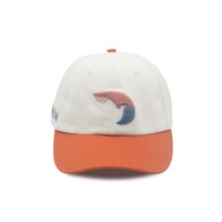 Gorra de Béisbol Personalizada al por Mayor de Dos Tonos, 6 Paneles, Sarga de Algodón, Estilo Dad Hat con Bloques de Color, Sin Estructura, Estilo Urbano, Visera Curva