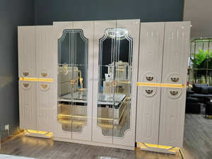 सुरुचिपूर्ण हल्के हल्के हेडबोर्ड बेडरूम फर्नीचर सेट घर फर्नीचर इनडोर बेडरूम सेट - Product Image 6