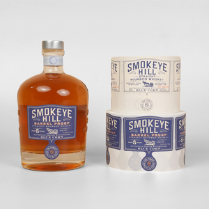 Thứ tự tư nhân dập nổi Bronzing vàng dập ướt sức mạnh kết cấu giấy Whisky nhãn chai - Product Image 2