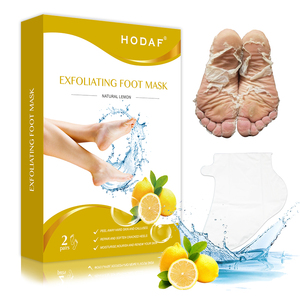 Masque <span class=keywords><strong>pour</strong></span> les <span class=keywords><strong>pieds</strong></span> exfoliant doux et lisse, élimination des peaux mortes <span class=keywords><strong>pour</strong></span> traiter les <span class=keywords><strong>pieds</strong></span> secs, gercés et callosités - Product Image 1