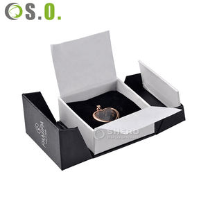 Caja de papel en folio para joyería con logotipo personalizado, contenedor de joyería, bolsa de regalo, conjunto de caja, regalo de lujo, exhibición de joyería cosmética - Product Image 2