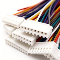 Kabel Harness Konektor Multi-Warna 10-Pin JST XH 2.54mm Custom Pabrik /CE dengan Kawat Tembaga Berlapis Timah untuk Sepeda Motor dan Mobil