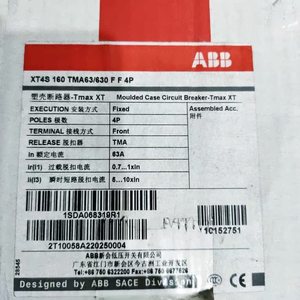 A-B B SACE TMAX XT4S160 63A 4P F F - Product Image 2