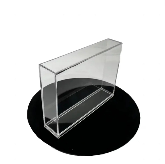 High Transparency 4MM Thick Acrylic Display Box with Sliding Cover Design for N64 Game Box Display Racks Collection Display Case