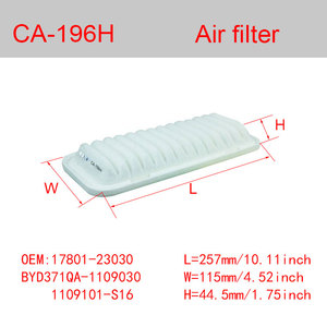 CA-1230H 178010h030 178010h050 178010h060 178010h080 1780128030 c30009 Bộ lọc không khí xe hơi cho Toyota Camry Venza Corolla - Product Image 5