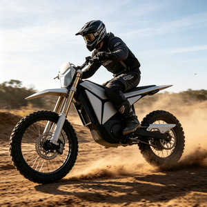Motocicleta Todoterreno Eléctrica para Adultos Yvolt Surge V, 35KW, 97.2V, 45Ah, 948N.m Torque, IP67 Impermeable, Suspensión Completa - Product Image 5