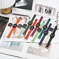 Montre électronique LED d'extérieur tendance, boîtier cercle magique, bouton carré simple, pour étudiants garçons et filles - Vente chaude usine