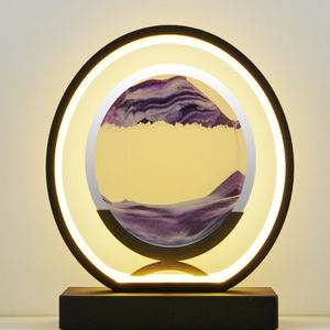 Sandales de table lumineuse de comptoir, thème <span class=keywords><strong>sable</strong></span>, nuage en flamme, lumière de table, Yoga, relaxant, peinture de <span class=keywords><strong>sable</strong></span> - Product Image 4