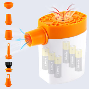 बहुक्रियाशील एयर पंप ए शुष्क सेल बैटरी संचालित मिनी कॉर्लेस फुफ्लेट दो तरह से पोर्टेबल एयर पंप - Product Image 1