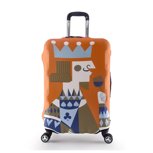 RW-LC-011 Housse de protection de valise anti-poussière en spandex extensible, imperméable et durable, motif <span class=keywords><strong>roi</strong></span>, personnalisable et tendance - Product Image 1