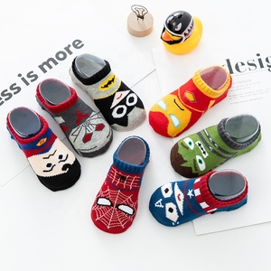 Chaussettes courtes décontractées en coton pour garçons et filles, motif super-héros de bande dessinée, respirantes, nouveauté, confortables pour le quotidien, de 1 à 9 ans - Product Image 5