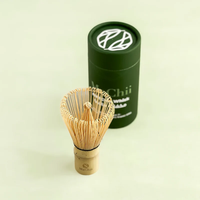 Ensemble de fouets à matcha en céramique japonaise traditionnelle Hanhe éco-responsable, style Japandi, avec support en porcelaine pour Chasen