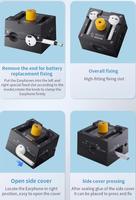 Kit complet d'outils Qianli pour réparation d'écouteurs : pince d'alignement, démontage de batterie et ouverture de coque