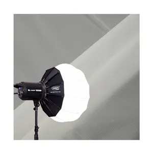 Matériel de photographie Tissu de diffusion blanc en polyester ou tissu en nylon ripstop pour boîte à lumière photographique