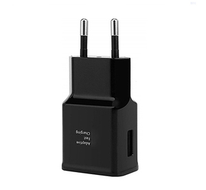 <span class=keywords><strong>Caricabatterie</strong></span> Rapido QC3.0 di Alta Qualità 10W, Adattatore USB da Muro 5V 2A Nero e <span class=keywords><strong>Bianco</strong></span> per <span class=keywords><strong>Samsung</strong></span> S6 S8 S10 - Product Image 1