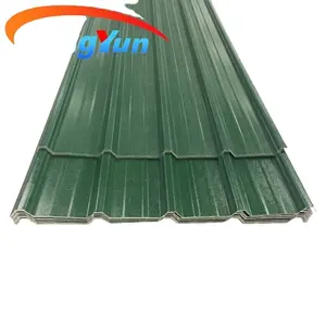 Heat resistant laminate coloured pvc or plastic roofing sheet corrugated in india