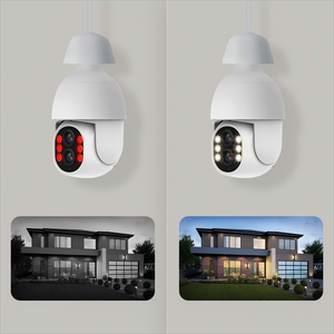 Nuova telecamera <span class=keywords><strong>Wireless</strong></span> di sicurezza Wifi IR visione notturna di rilevamento del movimento lampadina Monitor telecamera CCTV per uso domestico - Product Image 4