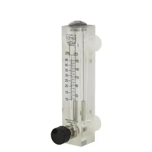 Medidor de fluxo acrílico LZM-15ZT, china (flowmeter) com medidor de água da válvula, medidor de fluxo de ar