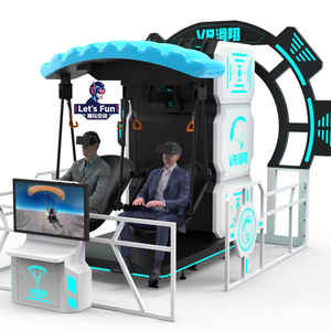 Machine d'arcade de simulation de <span class=keywords><strong>parapente</strong></span> VR éducative pour deux joueurs, en fibre de verre et métal, haute qualité 9D, pour la maison et la garderie, nouveau modèle - Product Image 1