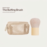 Pinceaux de maquillage double embout JLY 8 avec éponge de beauté, outils cosmétiques pour le visage et les yeux en poils synthétiques doux, ensemble de pinceaux de maquillage