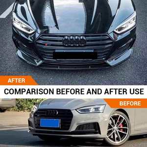 Kit carrosserie en carbone <span class=keywords><strong>2017</strong></span> 2018 2019, kit aérodynamique, kit carrosserie S5 B9, lèvre avant en fibre de carbone, séparateur avant en fibre de carbone sèche A5 B9 pour Audi - Product Image 5