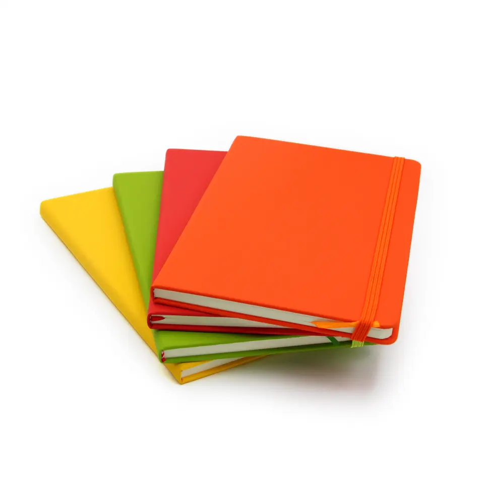 Planner personale personalizzato stampa UV Logo in pelle PVC PU diario copertina rigida taccuini