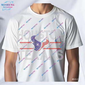 Transferts <span class=keywords><strong>de</strong></span> strass <span class=keywords><strong>de</strong></span> football personnalisés en usine Bling Crystal Houston Texans Fer <span class=keywords><strong>sur</strong></span> strass <span class=keywords><strong>Logo</strong></span> personnalisé - Product Image 3