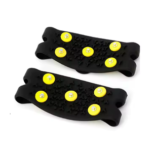 <span class=keywords><strong>Ice</strong></span> Snow Grips Tacos de tracción Zapatos Grips 5 Spikes Botas Zapatos Protección segura Crampones Cadena antideslizante Zapato <span class=keywords><strong>Ice</strong></span> Walker - Product Image 1