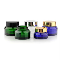 15ml 30ml 60ml 100ml 120ml Bouteille en verre vide pour soins de la peau 15g 30g 50g 100g Pot en verre à épaule inclinée