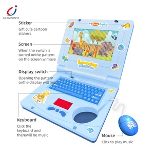 Chengji Bán Chạy Đồ Chơi Thông Minh Bằng Nhựa Cho Bé Máy Đọc Sách Tiếng Anh Hoạt Động Bằng Pin Máy Tính Trẻ Em Máy Tính Xách Tay - Product Image 3