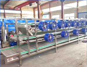 Gıda soğutma konveyör hattı malzeme taşıma ekipmanları için fabrika doğrudan yeni paslanmaz çelik konveyör - Product Image 1