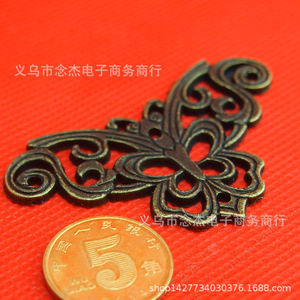 Horn Flower Zinc Alloy Corner Trim 37mm Durable Wooden Box Decorative Piece - Product Image 2