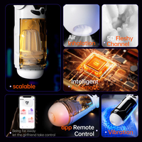 App-gesteuerter Männlicher Masturbator mit Automatischer Saugfunktion und Vibration, Orale Penisstimulation, Realistische Vagina-Vakuum-Sexspielzeuge
