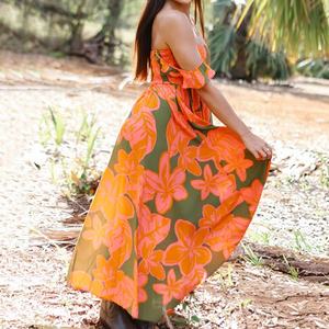 Vestidos de Mujer Estilo 2025, Vestidos Casuales con Estampado Hawaiano Personalizados de Fabricantes - Product Image 3