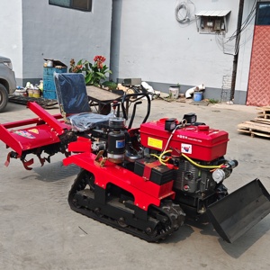 Il Più Vantaggioso Nuovo Micro Coltivatore Cingolato Multifunzione Diesel, Motozappa Rotativa per Piccole Auto Passeggeri, Pompa, Motore a Ingranaggi - Product Image 2