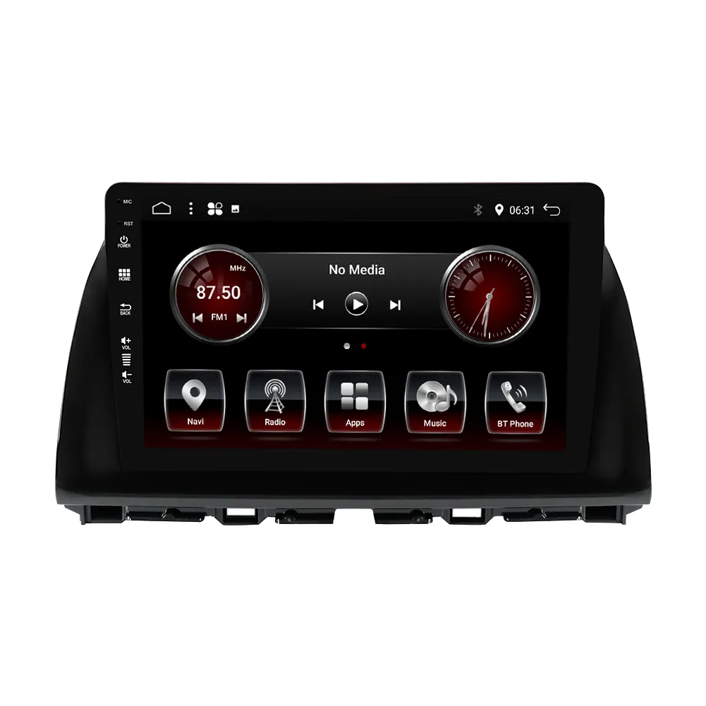 Navigation de voiture avec système Android 12 intégré, lecteur DVD, auto-radio, WiFi, carte 2 + 32 go, pour Mazda CX-5