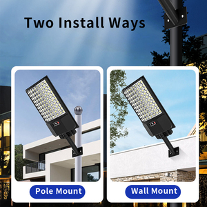 Outdoor IP65 Waterproof LED Wall Mount Solar Security <b>Light</b> Motion <b>Sensor</b> 6000K Daylight Adjustable 270 Beam Angle Street <b>Light</b> - Product Image 4