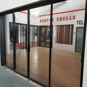 <span class=keywords><strong>Puerta</strong></span> plegable de aluminio moderna de vidrio templado Puertas corredizas de <span class=keywords><strong>patio</strong></span> insonorizadas con revestimiento de polvo de varios paneles - Product Image 5
