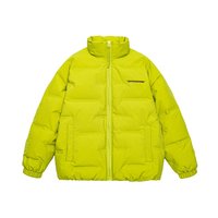 Doudoune matelassée à col montant pour homme, fermeture éclair intégrale, poches, chaude pour l'hiver, décontractée, grandes tailles et coupes oversize 6XL 7XL