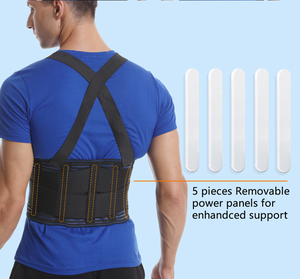 श्रमिकों की देखभाल करने वाले निचले लंबर बैक सपोर्ट बेल्ट कमर का समर्थन करता है बर्गनॉमिक कमर का समर्थन करता है - Product Image 6