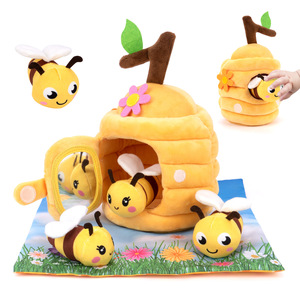 Lot de jouets en peluche animaux de la ferme en gros d'usine, poupées éducatives douces pour les cadeaux de fête et les cadeaux d'anniversaire pour enfants - Product Image 4