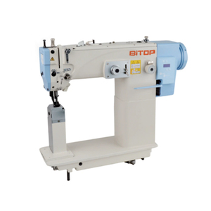 Machine à coudre industrielle à entraînement direct, à bras haut et point de chevron, pour costumes, cuir, chaussures et sacs - Product Image 1