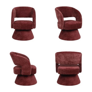 CARLFORD Fauteuil Pivotant Moderne <span class=keywords><strong>Design</strong></span> de Luxe pour Salon, Siège d'Appoint Hôtelier, Canapé Individuel - Product Image 3