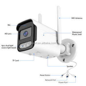 كاميرا Tuya 3MP 5MP رصاصة من من نوع CCCTV لاسلكية خارجية - Product Image 4